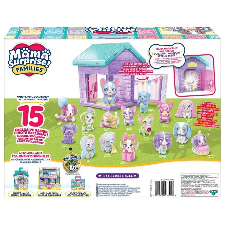 Coffret fete des chiots - LITTLE LIVE PETS - 1 maman et 15 chiots - Des 5 ans Coffret fete des chiots - LITTLE LIVE PETS - 1 maman et 15 chiots - Des 5 ans