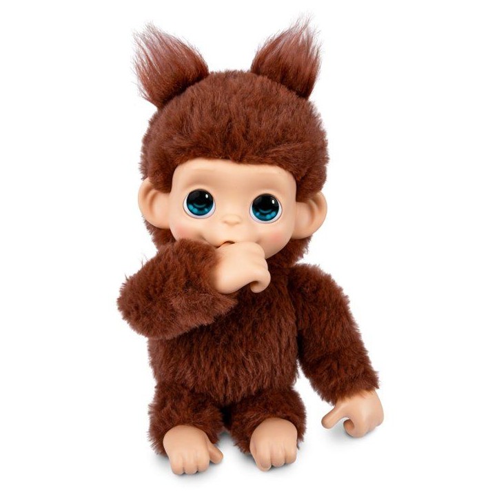 Peluche - LITTLE LIVE PETS - Mon bébé singe mini - Marron - Des 4 ans Peluche - LITTLE LIVE PETS - Mon bébé singe mini - Marron - Des 4 ans