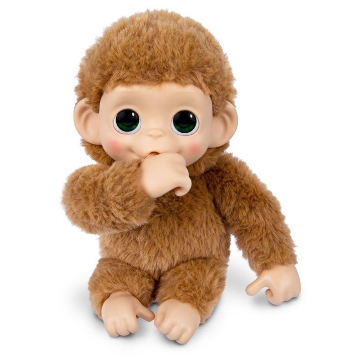 Peluche - LITTLE LIVE PETS - Mon bébé singe mini - Caramel - Des 4 ans Peluche - LITTLE LIVE PETS - Mon bébé singe mini - Caramel - Des 4 ans
