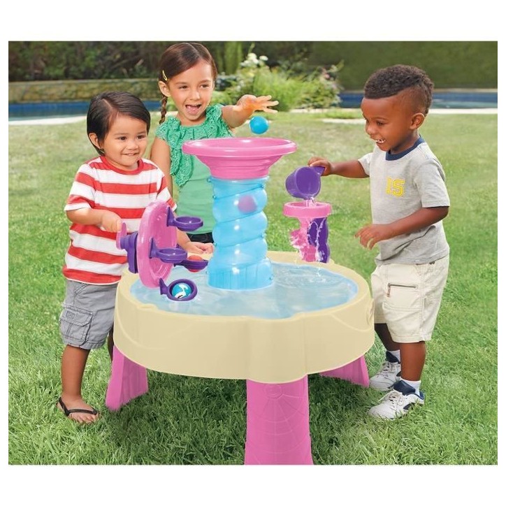Little Tikes - Table de Jeux d'Eau Rose - Tornades Folles Little Tikes - Table de Jeux d'Eau Rose - Tornades Folles
