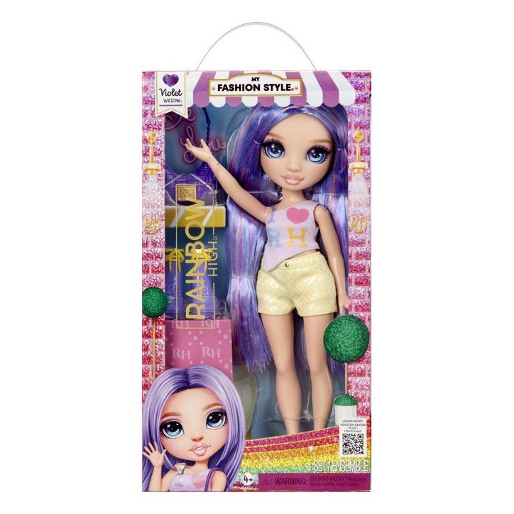 Rainbow High - Poupée mannequin Theme Mode - Violet Rainbow High - Poupée mannequin Theme Mode - Violet