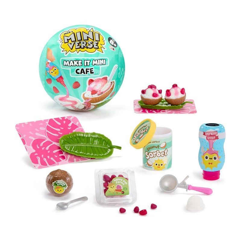 MGA's Miniverse- Make It Mini Foods: Café - Série 6A - Des 8 ans