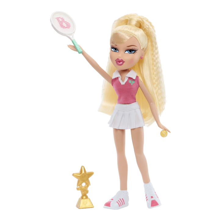 BRAT- Bratz Play Sportz - Cloé - Poupée mannequin joueuse de Tennis BRAT- Bratz Play Sportz - Cloé - Poupée mannequin joueuse de Tennis