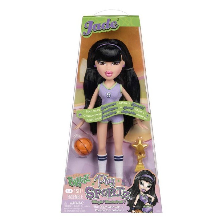 BRATZ - Bratz Play Sportz- Jade - Poupée mannequin joueuse de Basketball
