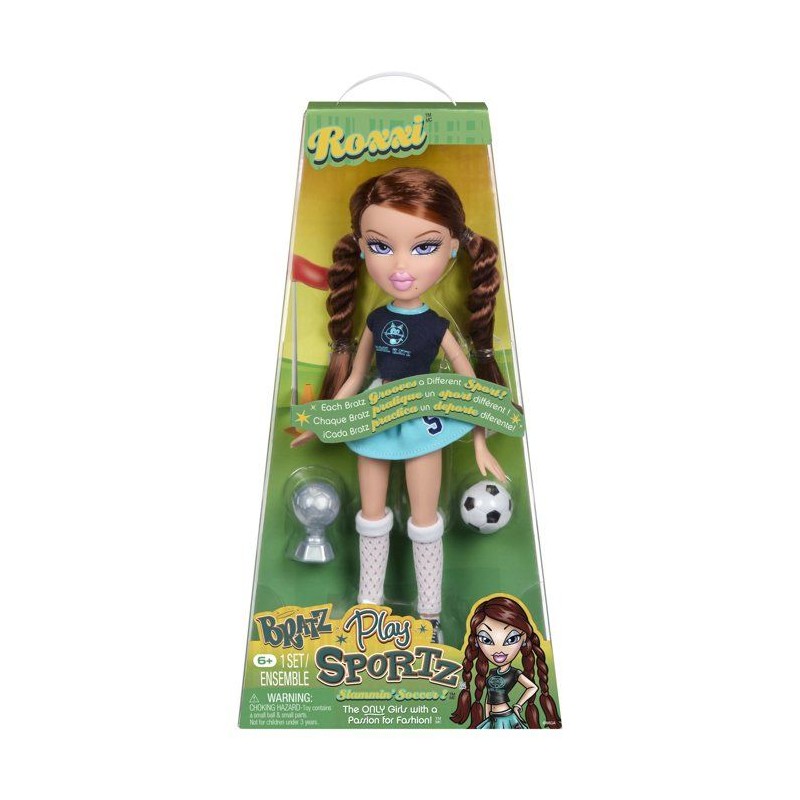 BRATZ - Bratz Play Sportz- Roxxi - Poupée mannequin Footballeuse