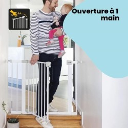 SAFETY 1ST Barriere de sécurité enfant 73-80cm, Blanc, métal, Auto