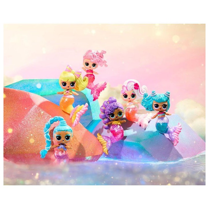 L.O.L. Surprise! - Sirenes - Brillant a Levres a faire soi-meme, Mélangez et créez du Maquillage, 6 Poupées a Collectionner - L.O.L. Surprise! - Sirenes - Brillant a Levres a faire soi-meme, Mélangez et créez du Maquillage, 6 Poupées a Collectionner -