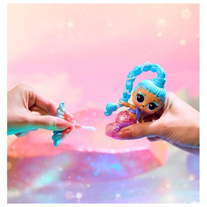 L.O.L. Surprise! - Sirenes - Brillant a Levres a faire soi-meme, Mélangez et créez du Maquillage, 6 Poupées a Collectionner - L.O.L. Surprise! - Sirenes - Brillant a Levres a faire soi-meme, Mélangez et créez du Maquillage, 6 Poupées a Collectionner -