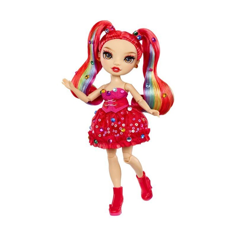 Rainbow High - Poupée Mannequin Be Dazzling - Vivienne Rouge - 28 cm