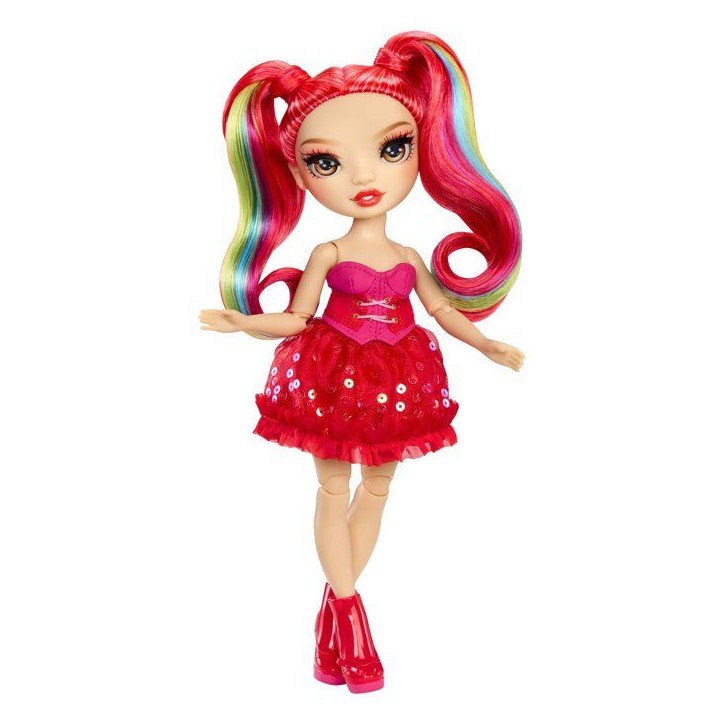 Rainbow High - Poupée Mannequin Be Dazzling - Vivienne Rouge - 28 cm - Pierres précieuses scintillantes et accessoires inclus Rainbow High - Poupée Mannequin Be Dazzling - Vivienne Rouge - 28 cm - Pierres précieuses scintillantes et accessoires inclus
