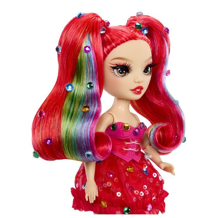 Rainbow High - Poupée Mannequin Be Dazzling - Vivienne Rouge - 28 cm - Pierres précieuses scintillantes et accessoires inclus Rainbow High - Poupée Mannequin Be Dazzling - Vivienne Rouge - 28 cm - Pierres précieuses scintillantes et accessoires inclus