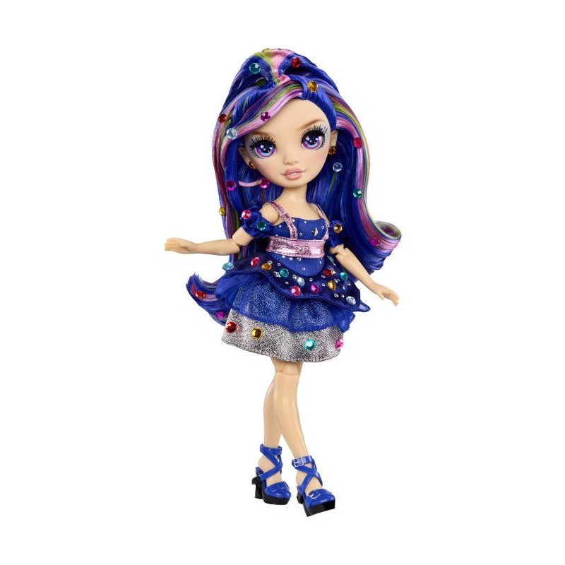 Rainbow High Poupée Mannequin Be Dazzling - Genevieve Bleu - 28 cm -