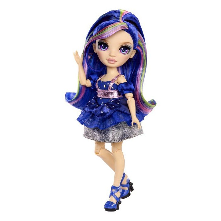Rainbow High Poupée Mannequin Be Dazzling - Genevieve Bleu - 28 cm - Pierres précieuses scintillantes et accessoires inclus Rainbow High Poupée Mannequin Be Dazzling - Genevieve Bleu - 28 cm - Pierres précieuses scintillantes et accessoires inclus