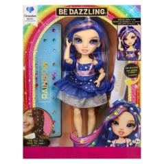 Rainbow High Poupée Mannequin Be Dazzling - Genevieve Bleu - 28 cm -