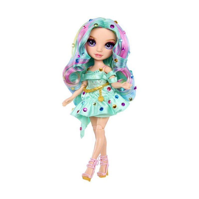 Rainbow High - Poupée Mannequin Be Dazzling - Celine Turquoise - 28 c
