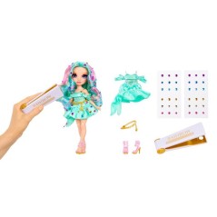 Rainbow High - Poupée Mannequin Be Dazzling - Celine Turquoise - 28 c