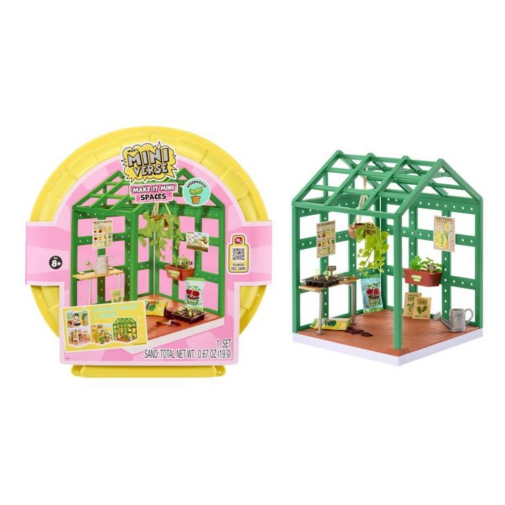 MGA's Miniverse - Spaces Starter Pack - Serre - Des 8 ans - Jeu de construction - Personnalisation - DIY - Art créatif MGA's Miniverse - Spaces Starter Pack - Serre - Des 8 ans - Jeu de construction - Personnalisation - DIY - Art créatif