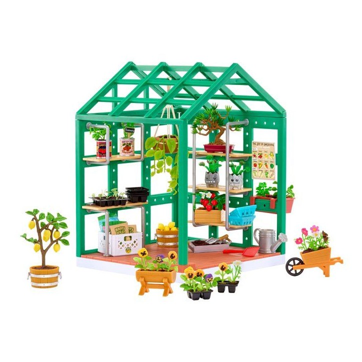 MGA's Miniverse - Spaces Starter Pack - Serre - Des 8 ans - Jeu de construction - Personnalisation - DIY - Art créatif MGA's Miniverse - Spaces Starter Pack - Serre - Des 8 ans - Jeu de construction - Personnalisation - DIY - Art créatif