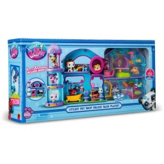 Coffret de jeu avec 4 Pet Shop inclus et + 20 accessoires - BANDAI - L