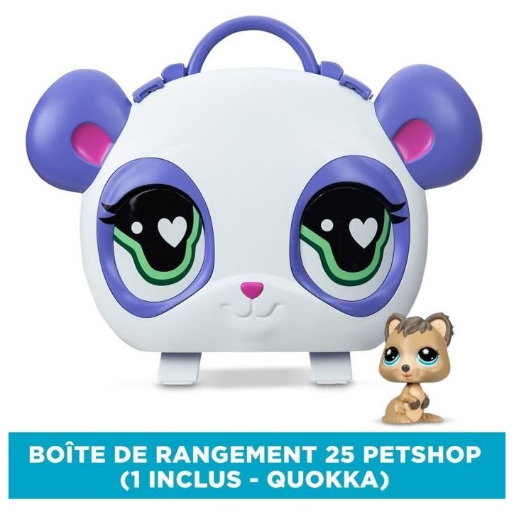 Boîte a Petshop - BANDAI - Littlest Pet Shop - Malette de rangement Petshop - 1 Pet Rare Boîte a Petshop - BANDAI - Littlest Pet Shop - Malette de rangement Petshop - 1 Pet Rare