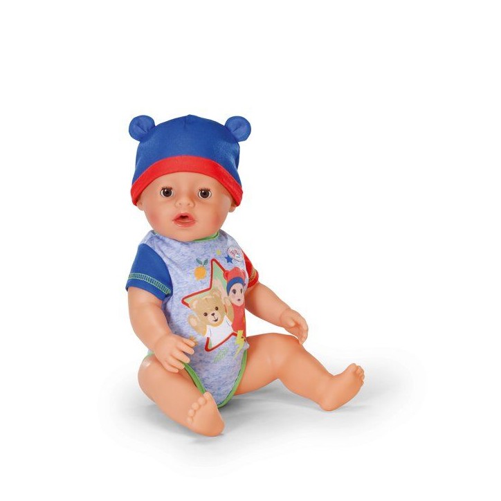 Poupon - BABY BORN - Jonas - 10 fonctions réalistes - 10 accessoires - Bleu et Rouge - 43cm - Des 3 ans Poupon - BABY BORN - Jonas - 10 fonctions réalistes - 10 accessoires - Bleu et Rouge - 43cm - Des 3 ans