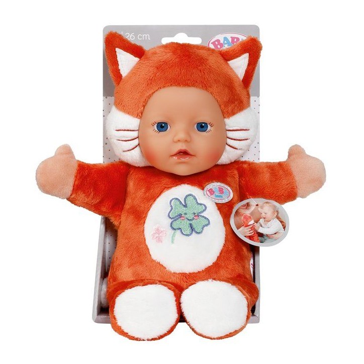 Poupon - BABY BORN - Poupon Renard - Petites oreilles douces et poches pour les doigts - 26 cm - Nouveau-né Poupon - BABY BORN - Poupon Renard - Petites oreilles douces et poches pour les doigts - 26 cm - Nouveau-né