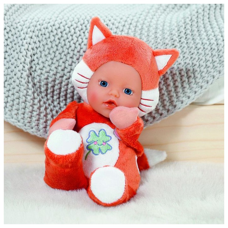 Poupon - BABY BORN - Poupon Renard - Petites oreilles douces et poches pour les doigts - 26 cm - Nouveau-né Poupon - BABY BORN - Poupon Renard - Petites oreilles douces et poches pour les doigts - 26 cm - Nouveau-né