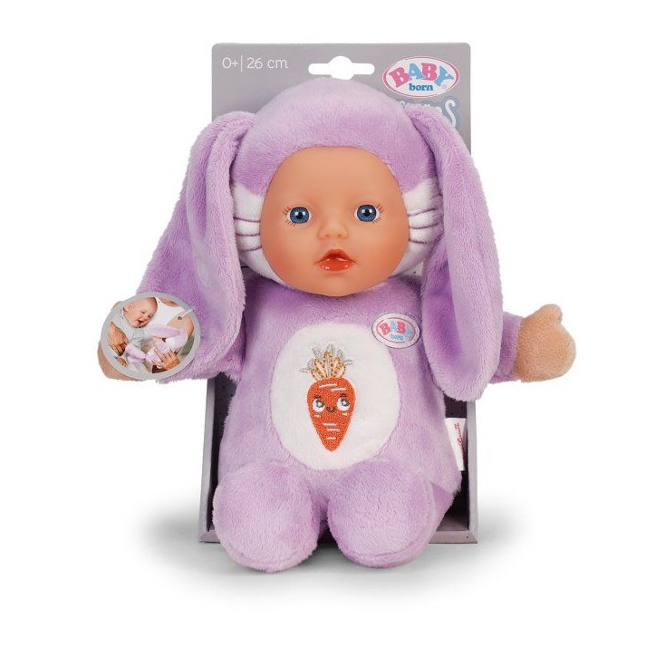 Poupon - BABY BORN - Poupon Lapin - Petites oreilles douces et poches pour les doigts - 26 cm - Nouveau-né Poupon - BABY BORN - Poupon Lapin - Petites oreilles douces et poches pour les doigts - 26 cm - Nouveau-né