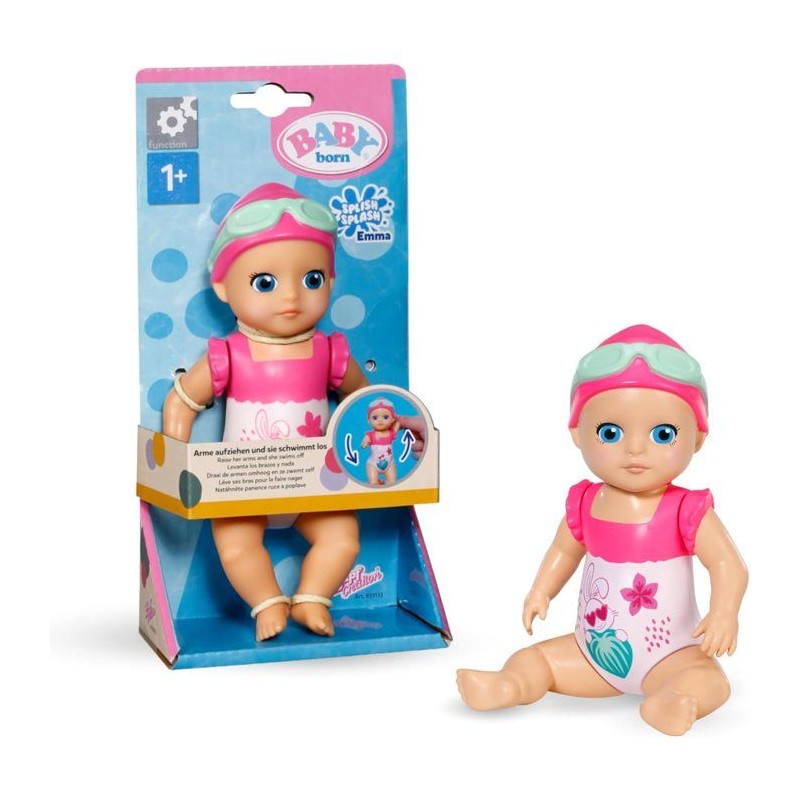 Jouet de bain - BABY BORN - Splish Splash Emma - Nage sans piles - 15c