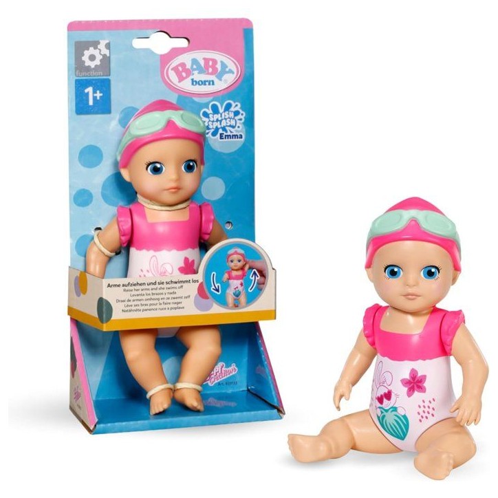 Jouet de bain - BABY BORN - Splish Splash Emma - Nage sans piles - 15cm - Des 12 mois Jouet de bain - BABY BORN - Splish Splash Emma - Nage sans piles - 15cm - Des 12 mois
