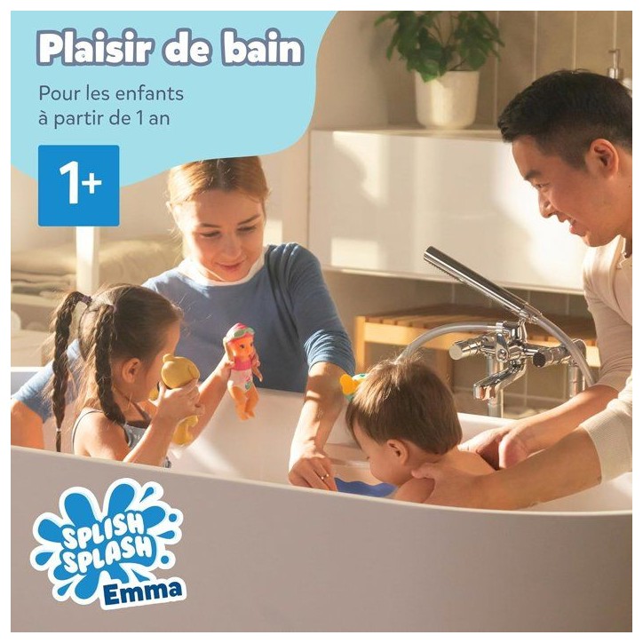 Jouet de bain - BABY BORN - Splish Splash Emma - Nage sans piles - 15cm - Des 12 mois Jouet de bain - BABY BORN - Splish Splash Emma - Nage sans piles - 15cm - Des 12 mois