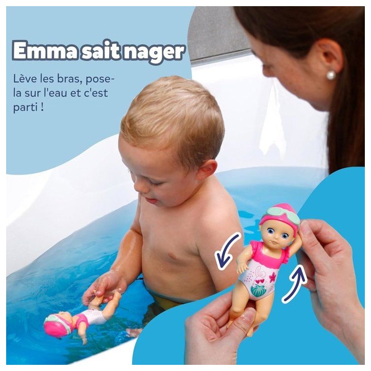 Jouet de bain - BABY BORN - Splish Splash Emma - Nage sans piles - 15cm - Des 12 mois Jouet de bain - BABY BORN - Splish Splash Emma - Nage sans piles - 15cm - Des 12 mois