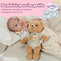 Peluche - BABY BORN - Teddy l'ourson - 26cm - Des la naissance