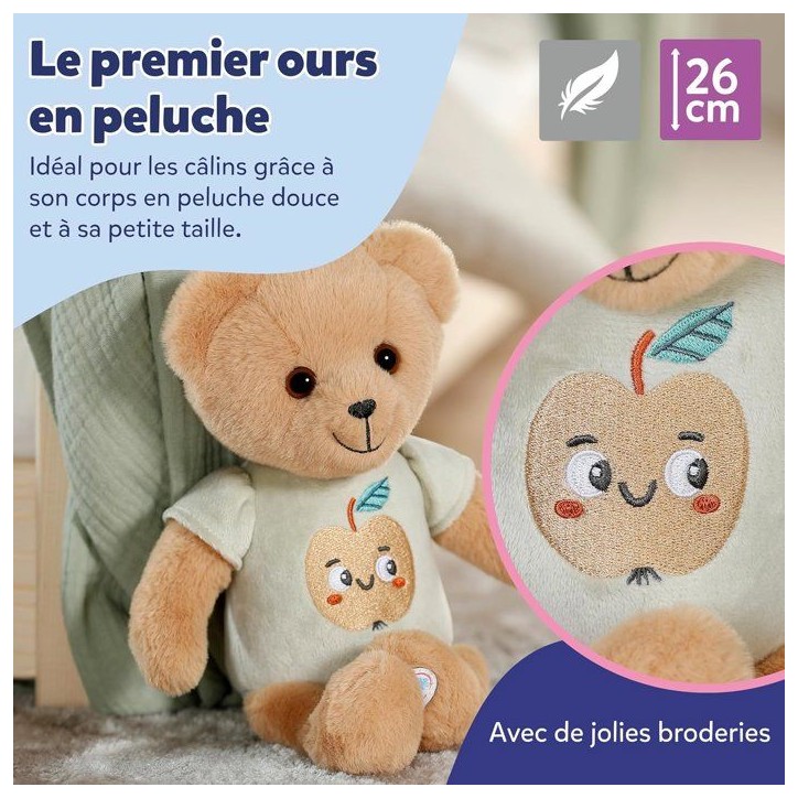 Peluche - BABY BORN - Teddy l'ourson - 26cm - Des la naissance