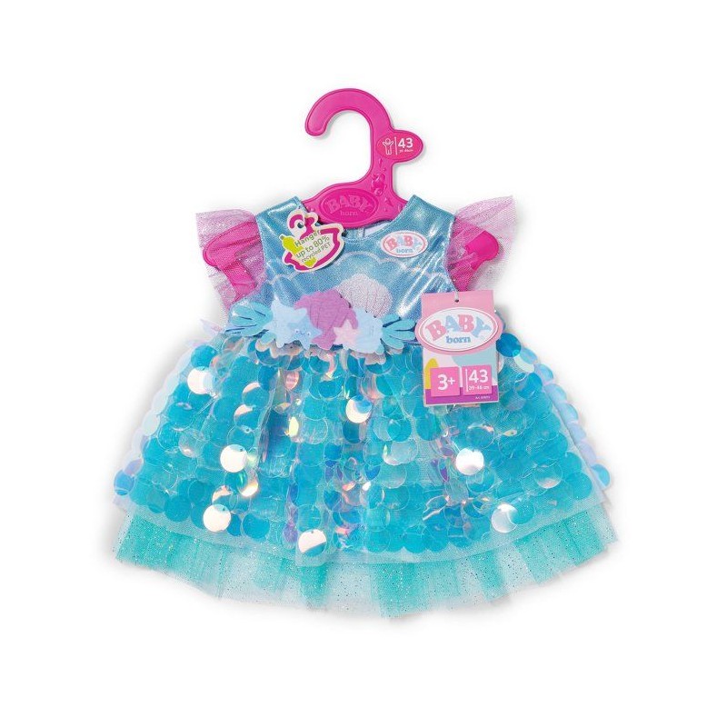 Robe sirene pour poupon - BABY BORN - Accessoire vendu sans le poupon