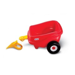 Cozy Coupe - Little Tikes - Remorque Rouge - S'adapte a la voiture Coz