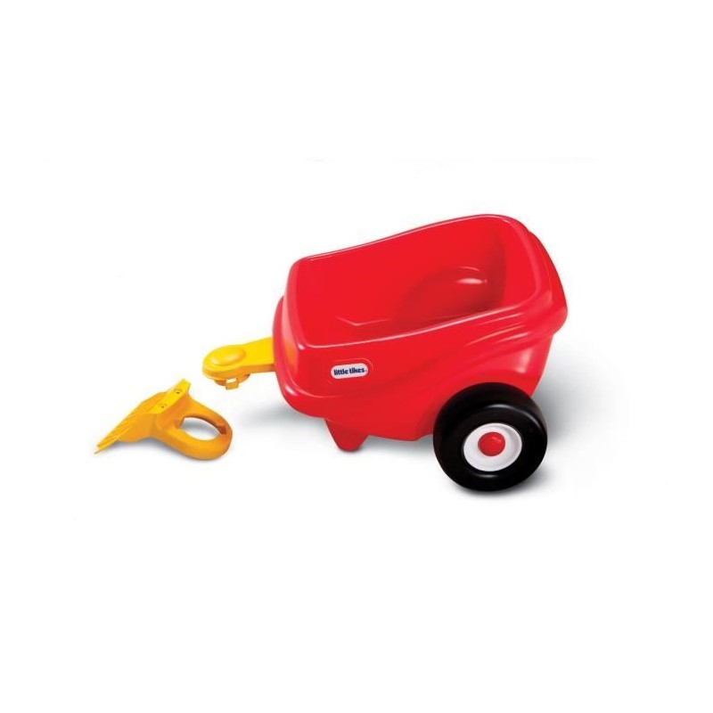 Cozy Coupe - Little Tikes - Remorque Rouge - S'adapte a la voiture Coz
