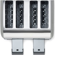 Grille-pain 4 fentes - LIVOO - DOD197 - 1700 W - 2 thermostats indépe