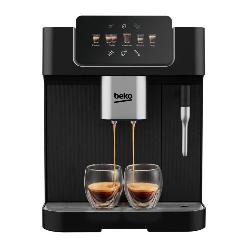 Machine a café avec broyeur - BEKO - CEG7302B - 1350 W - 19 bars - No