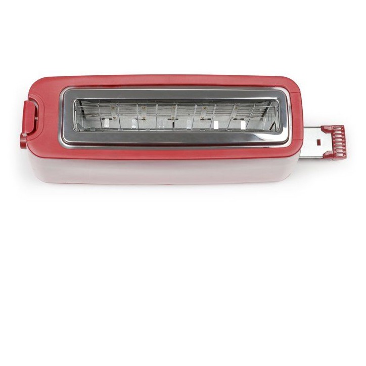 Grille-pain fente longue - LIVOO - DOD168RC - 900 W - Thermostat réglable : 7 niveaux - Rouge Grille-pain fente longue - LIVOO - DOD168RC - 900 W - Thermostat réglable : 7 niveaux - Rouge
