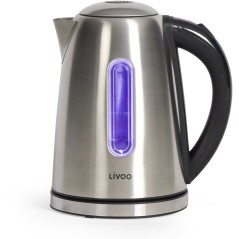 Bouilloire - LIVOO - DOD195 - 2200 W - 1,7 L - Socle 360° - Acier ino