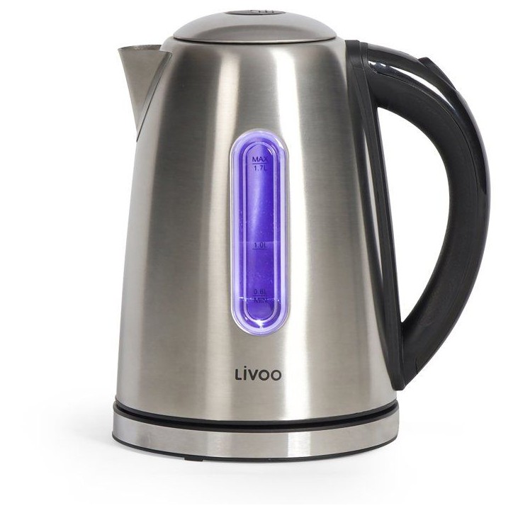 Bouilloire - LIVOO - DOD195 - 2200 W - 1,7 L - Socle 360° - Acier inoxydable Bouilloire - LIVOO - DOD195 - 2200 W - 1,7 L - Socle 360° - Acier inoxydable