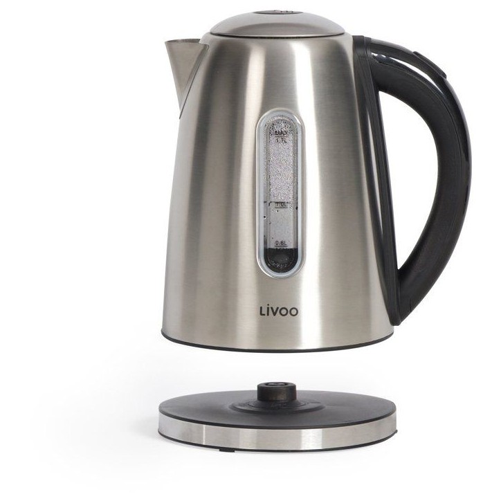 Bouilloire - LIVOO - DOD195 - 2200 W - 1,7 L - Socle 360° - Acier inoxydable Bouilloire - LIVOO - DOD195 - 2200 W - 1,7 L - Socle 360° - Acier inoxydable