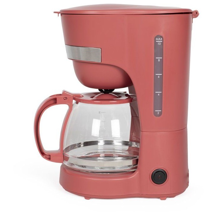 Cafetiere électrique - LIVOO - DOD200RC - 750 W - 1,25 L - 10 a 12 tasses - Rouge chili Cafetiere électrique - LIVOO - DOD200RC - 750 W - 1,25 L - 10 a 12 tasses - Rouge chili