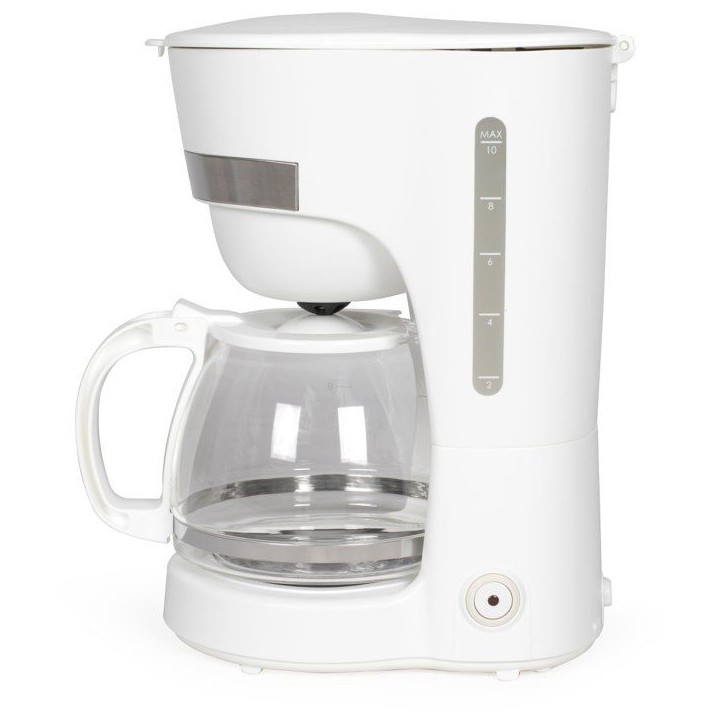 Cafetiere électrique - LIVOO - DOD200W - 750 W - 1,25 L - 10 a 12 tasses - Blanc Cafetiere électrique - LIVOO - DOD200W - 750 W - 1,25 L - 10 a 12 tasses - Blanc