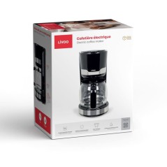 Cafetiere électrique - LIVOO - DOD201N - 1000 W - 1,5 L - 12 a 14 tas
