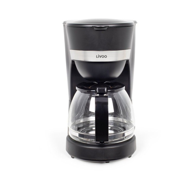 Cafetiere électrique - LIVOO - DOD200N - 750 W - 1,25 L - 10 a 12 tasses - Noir Cafetiere électrique - LIVOO - DOD200N - 750 W - 1,25 L - 10 a 12 tasses - Noir