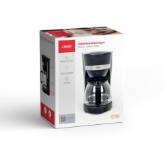 Cafetiere électrique - LIVOO - DOD200N - 750 W - 1,25 L - 10 a 12 tas
