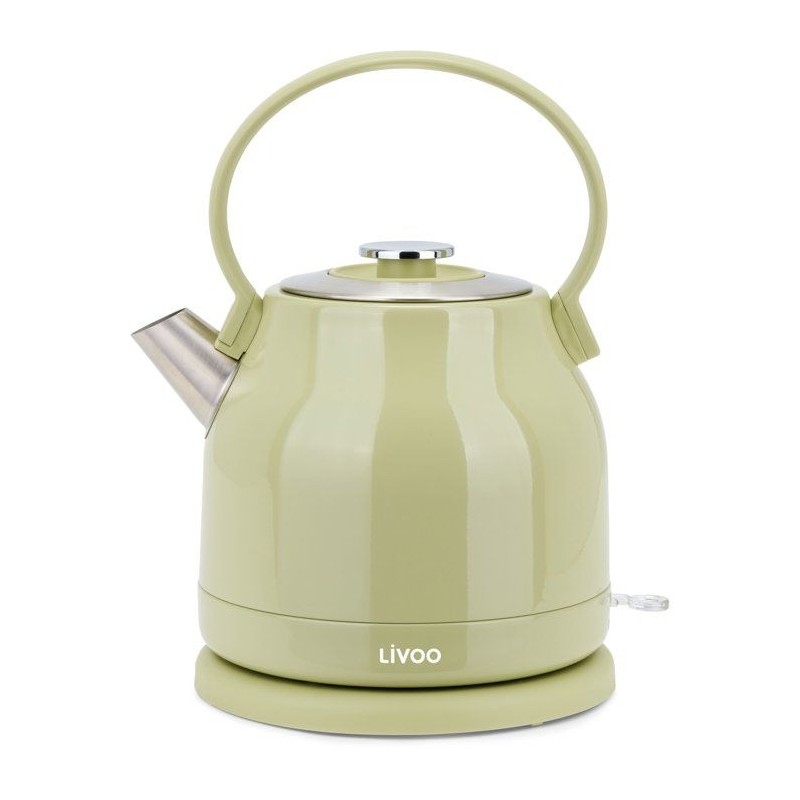 Bouilloire rétro - LIVOO - DOD202M - 2200 W - 1,5 L - Socle 360° - M