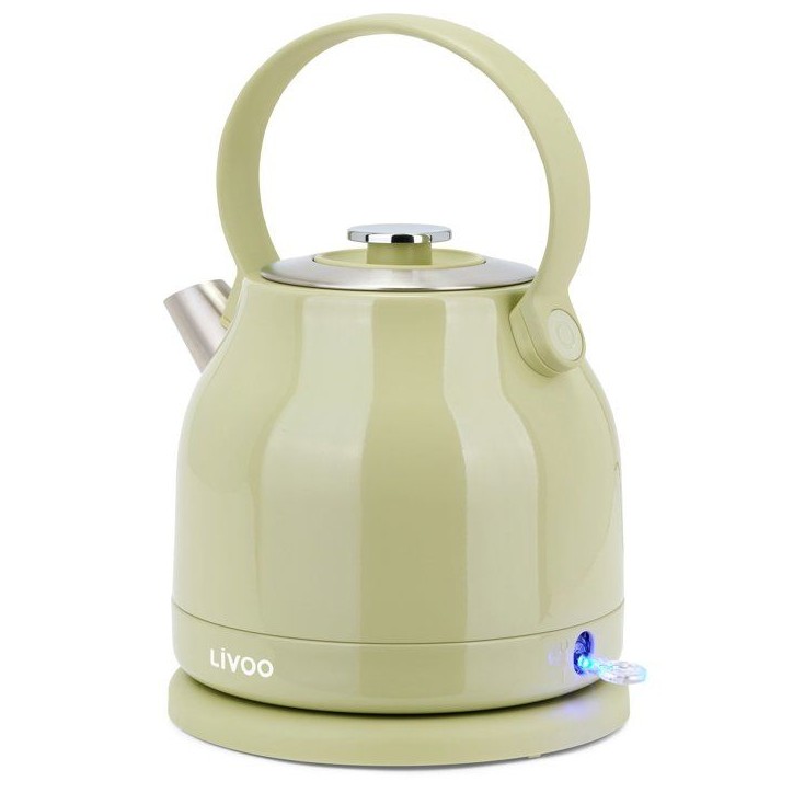 Bouilloire rétro - LIVOO - DOD202M - 2200 W - 1,5 L - Socle 360° - Matcha Bouilloire rétro - LIVOO - DOD202M - 2200 W - 1,5 L - Socle 360° - Matcha